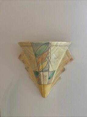 Vintage Fenton Kensington Ceramic Wall Pocket - Made in England
